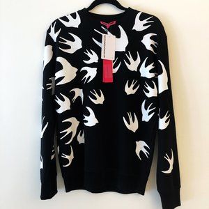 MCQ Alexander McQueen Swallow Print Sweatshirt